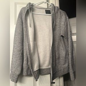 Figs Women’s heather grey essential hoodie